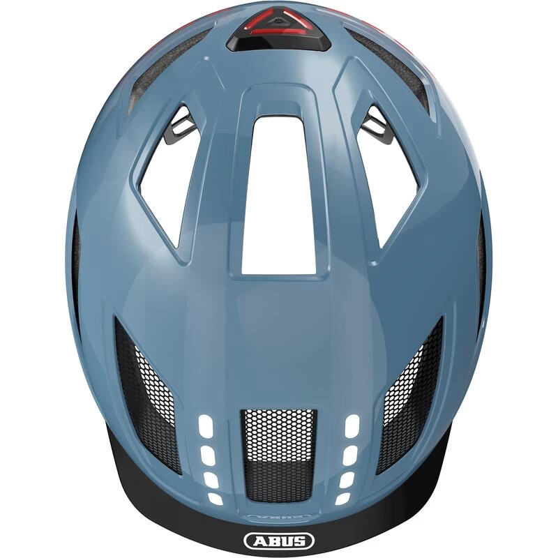 ABUS Casque De Vélo "Hyban 2.0 LED" Bleu – Image 4