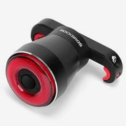 ROCKBROS Feu Arrière Vélo Intelligent Rechargeble 60 Lumens 4 Modes IP65