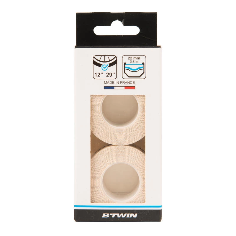 Rockrider FONDS DE JANTE ADHESIFS EN COTON POUR ROUES VELO 12" A 29" – Image 2