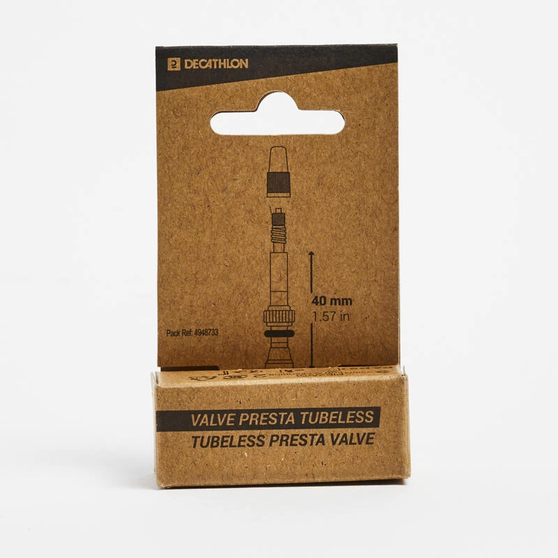 Rockrider Lot De Deux Valves Tubeless Coniques Avec O-Ring – Image 2