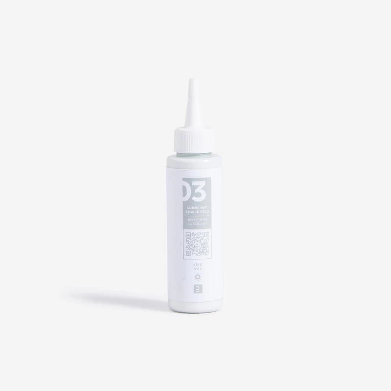 Decathlon LUBRIFIANT CHAINE VELO CIRE TEMPS SEC - 100ML – Image 2