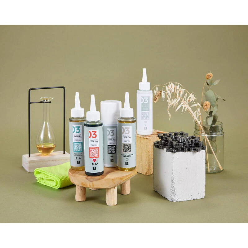 Decathlon LUBRIFIANT CHAINE VELO CIRE TEMPS SEC - 100ML – Image 9