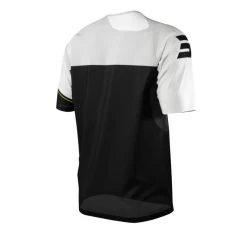 Maillot Manches Courtes Shot Revolt Noir/Blanc Enfant