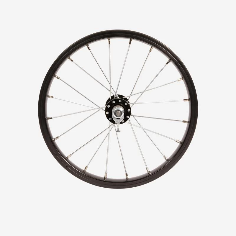 BTWIN Roue Vélo Enfant 14 Pouces Avant Noir