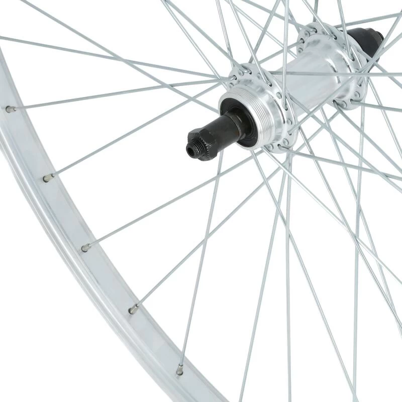 Riverside ROUE VTC 28"/ Arrière/ Simple Paroie/ Roue Libre/ V-Brake/ Vis/ Argent – Image 2