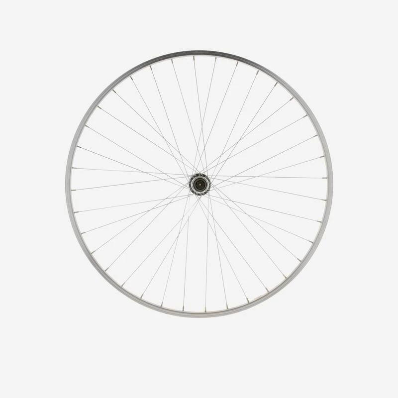 Riverside ROUE VTC 28"/ Arrière/ Simple Paroie/ Roue Libre/ V-Brake/ Vis/ Argent