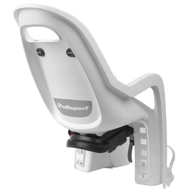Siège Vélo Arrière Groovy Fixation Sur Porte-bagages Blanc Et Noir – Image 2