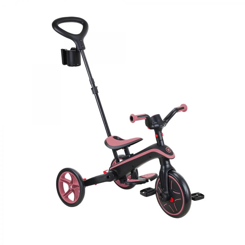 GLOBBER Tricycle EXPLORER 4-en-1 Évolutif & Pliable Rose Pastel – Image 5
