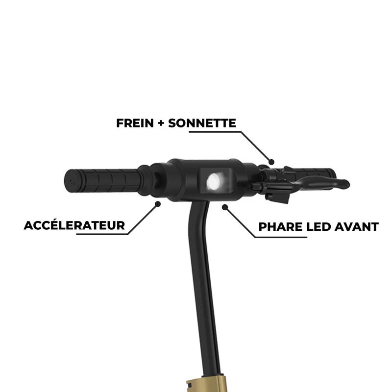 Trottinette électrique Yeep.me 80n - 13kg - 8" 7,8Ah 30km Autonomie – Image 4