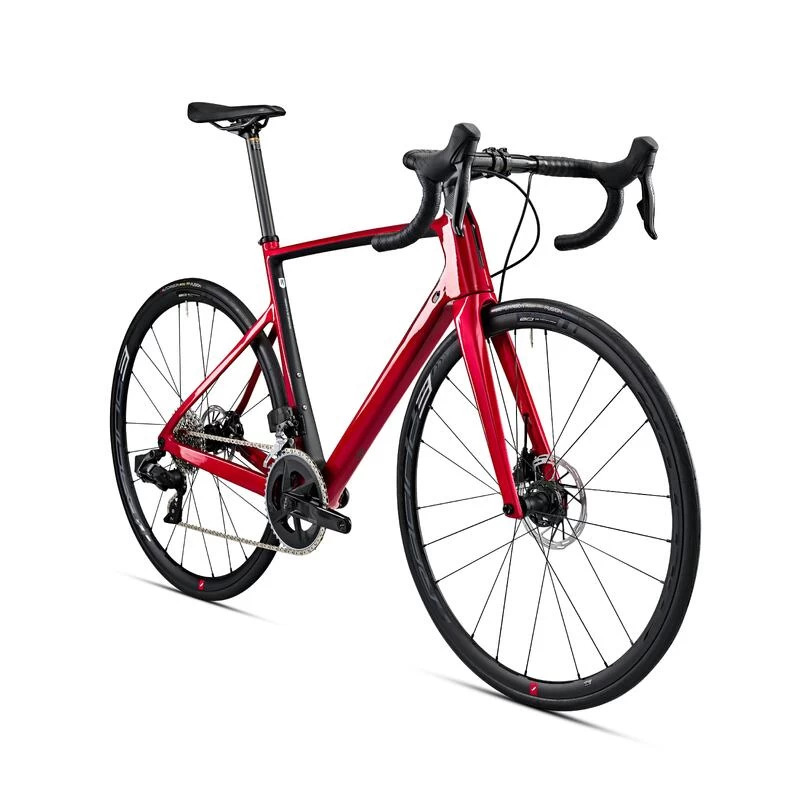 Vélo De Route EDR CF SRAM Rival AXS Capteur De Puissance Rouge – Image 2