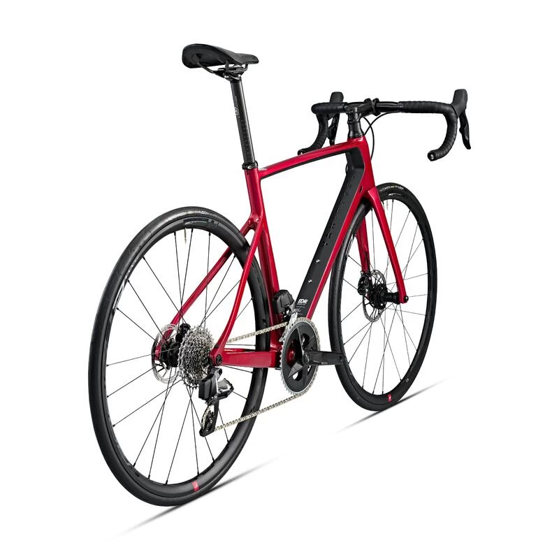 Vélo De Route EDR CF SRAM Rival AXS Capteur De Puissance Rouge – Image 3