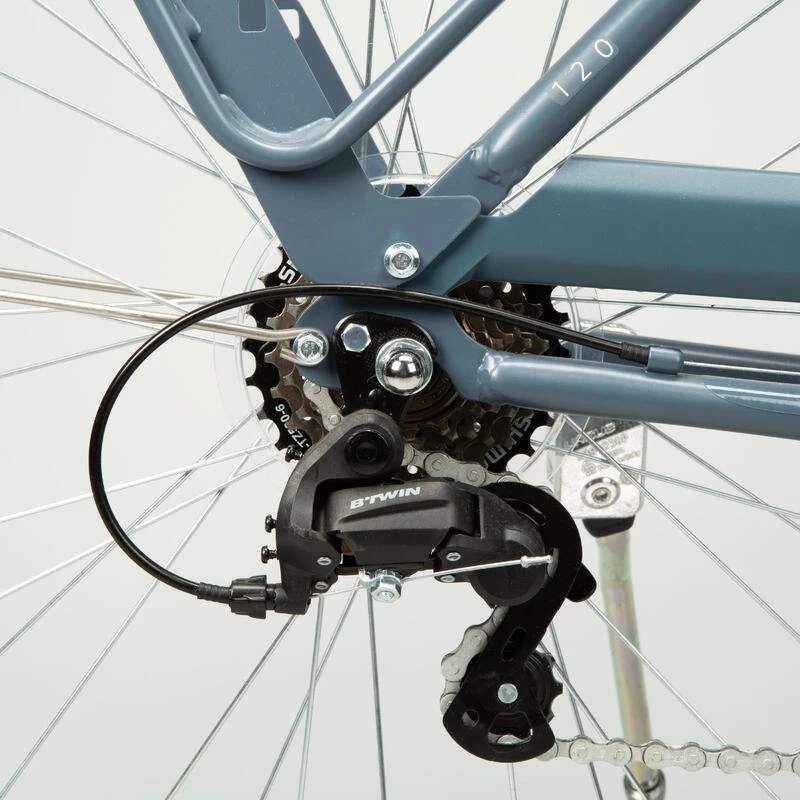 VELO DE VILLE ELOPS 120 à CADRE BAS BLEU – Image 5