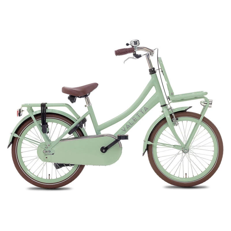 Vélo Enfant Valetta Cargo - Filles - 20 Pouces - Vert Pastel