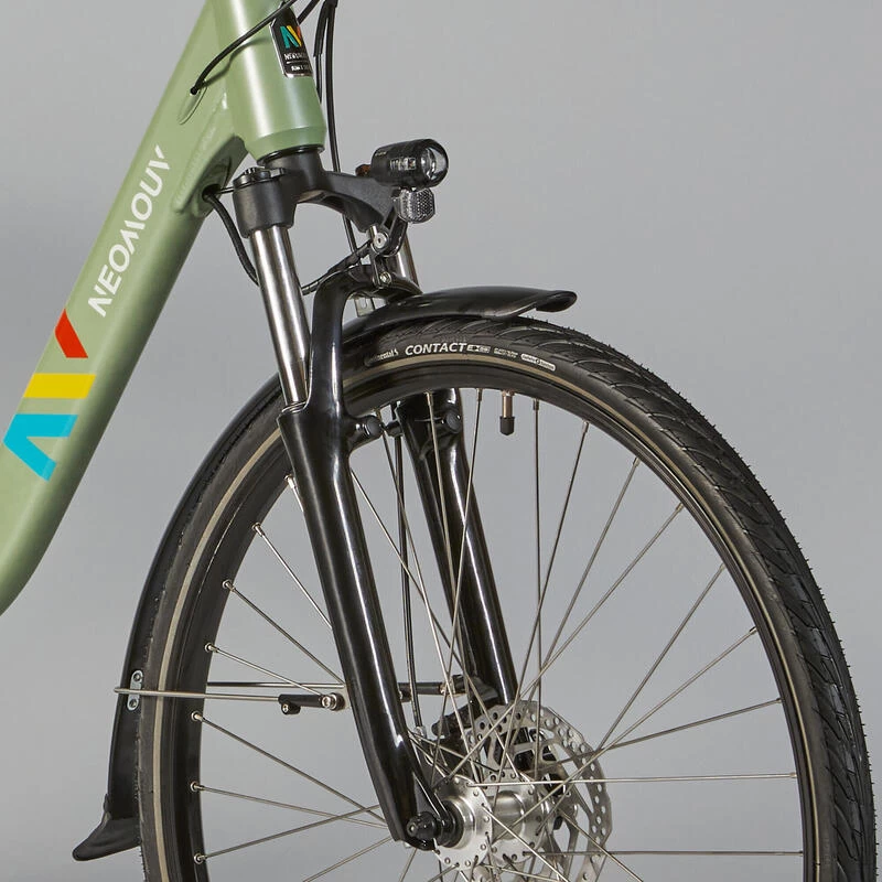 Vélo Ville électrique - NEOMOUV Allegria 2 Hydraulique N7 - Vert – Image 4