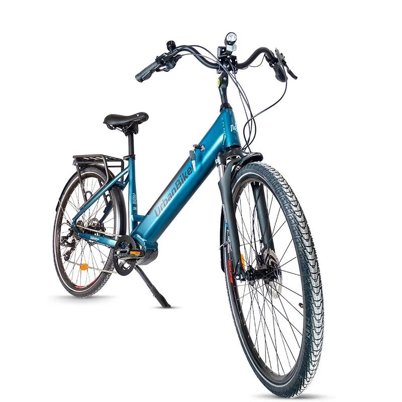 Vélo Ville Électrique Urbanbiker Sidney PLUS, Bleu, 26¨,540 Wh (15Ah 48V) – Image 2
