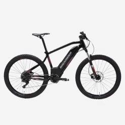 Rockrider Vélo VTT électrique Semi-rigide 27,5", E-ST520 Noir Violet