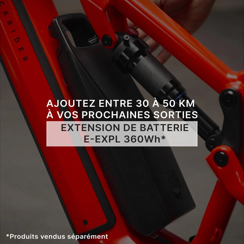 Rockrider Vélo VTT électrique Tout Suspendu 29" - E-EXPL 520 S Rouge Vif – Image 9